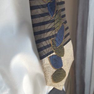 100% Italian silk necktie vintage Conte di Milano